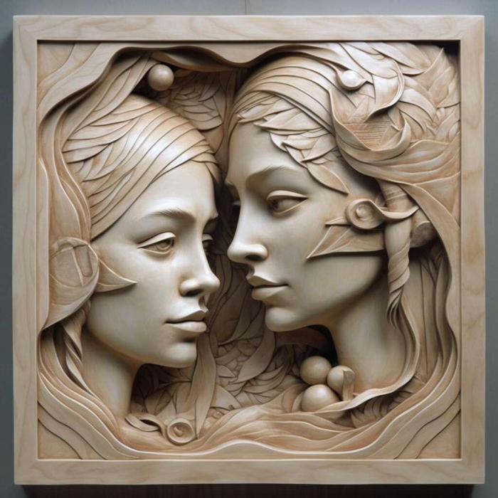 نموذج ثلاثي الأبعاد لآلة CNC 3D Art 